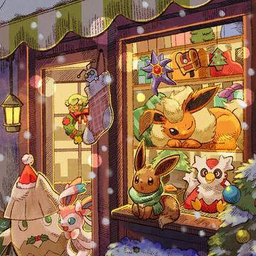 メリークリスマスイーブイ
