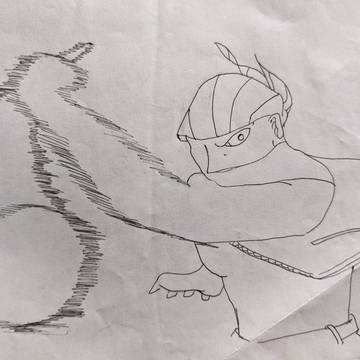昔の下描き