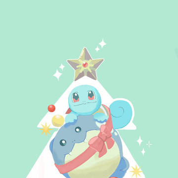 水ポケクリスマスツリー