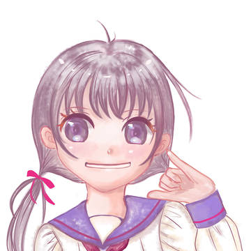 にかっ