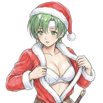 “まあ、やっぱりあたしは緑の方が好きかな。”