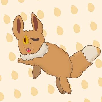 my new eevee illustration (:
