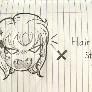 Lady sound note hairstyles