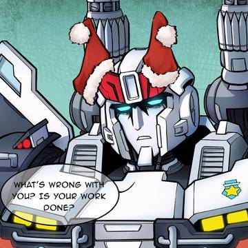 【idw Prowl】圣诞节贺图