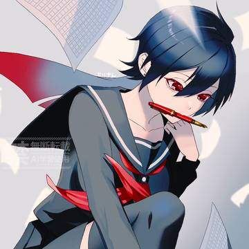 黒髪黒セーラー赤スカーフは正義。