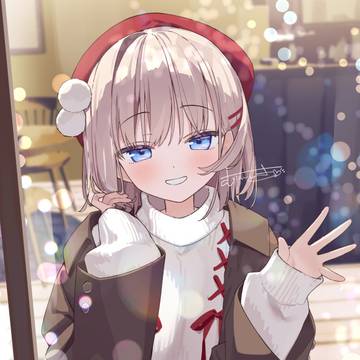 ガラス越しのメリークリスマス
