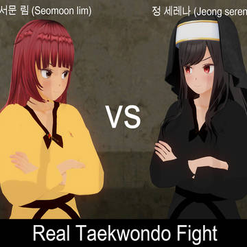 Taekwondo real fight