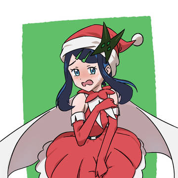 リコ(サンタ)落書き