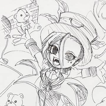 シャンフロ落書きを1日1枚100日描いてみましたR7そのニ