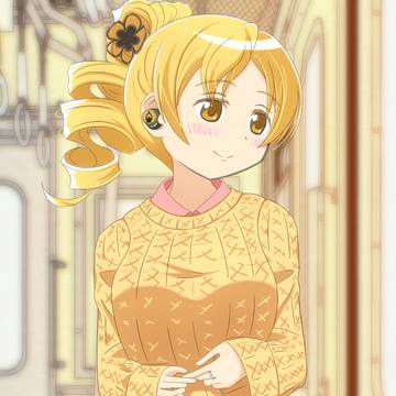 音楽を聞くマミさん