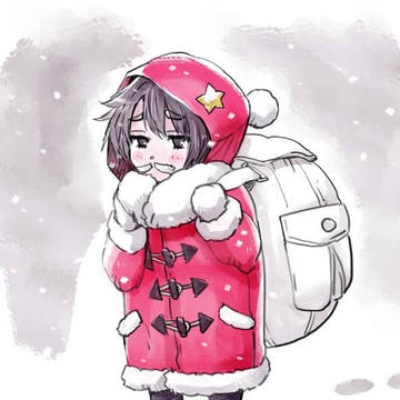 寒いサンタ