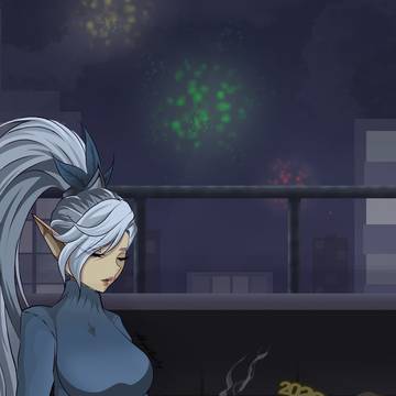 Miya New year Wallpaper