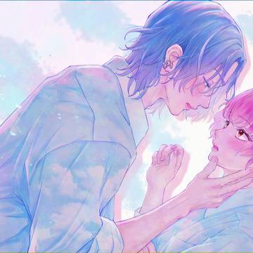 染まる2人