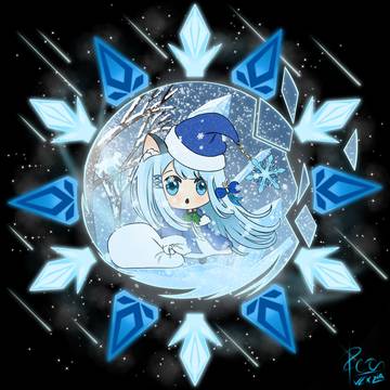 Zia the Frosty flurry padoru ❄️