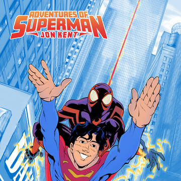 スパイダーマンとスーパーマン！