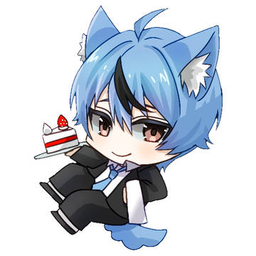 絵師さんが俺の可愛いミニキャラ作ってくれた
