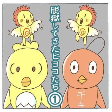 脱獄してきたヒヨコたち