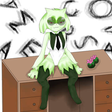 office suit Meowscarada, I think