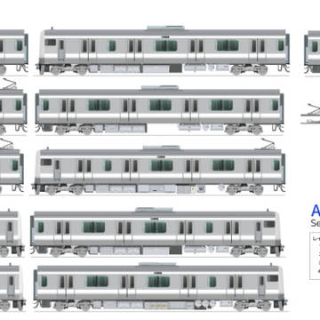 <架空鉄車両素材>新しいAraverdを配布するよ