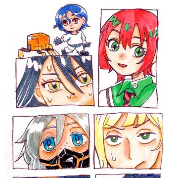 ジークアクスいろいろ絵