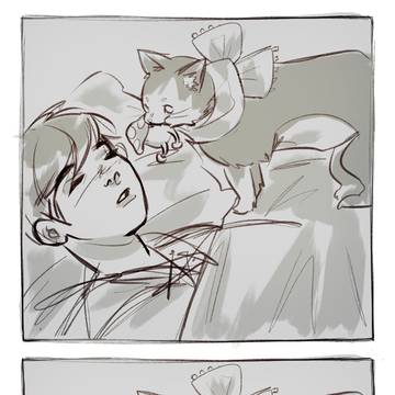 Viviendo con la gata mañosa
