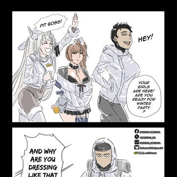 Dressing for winter party