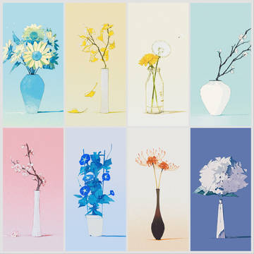 静かなものシリーズ　Flower calendar 2026