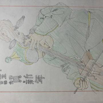 午年 年賀状 ラフ