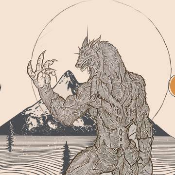 日本画と獣人!!