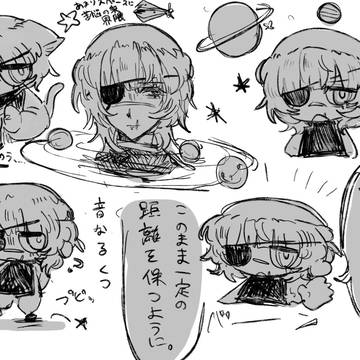 ほぼバデニさん落書き