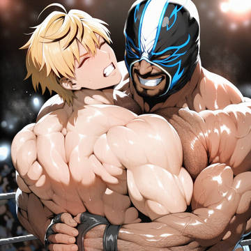 生成AIに挑戦中：ベアハッグ