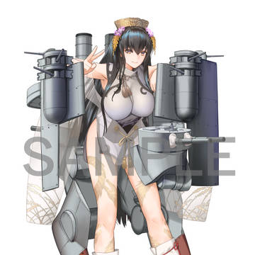 装甲巡洋艦出雲擬人化娘グッズ用イラスト