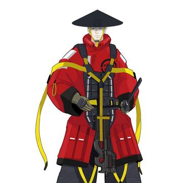 【立ち絵】和風タクティカルコスチューム