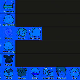 My Underwater Tier list
