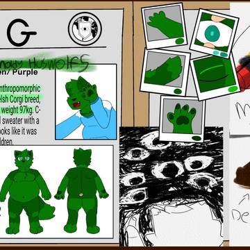 My fursona refsheet