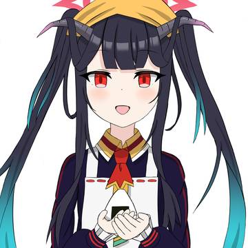 お昼の時間におにぎりを握ってくれたフウカさん概念