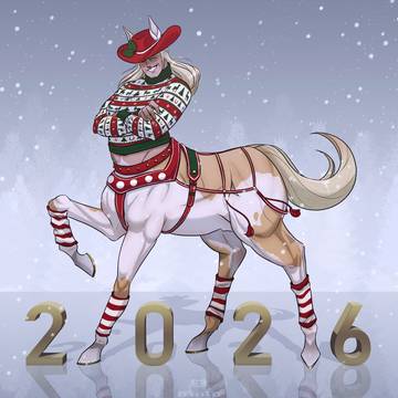 Paint Horse New Year