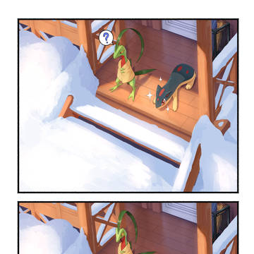 初めて見た雪