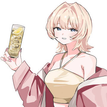 Drinking girl