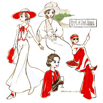 名探偵ポワロ 感想絵