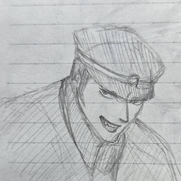庇　他所様ライドウとの交流落書き