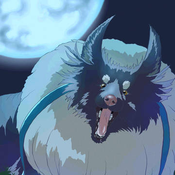 お月見わんこ🌕🐾