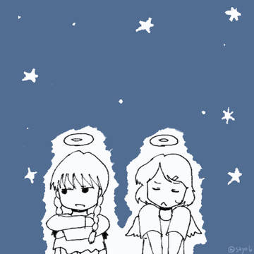 けんか中のレキとネム