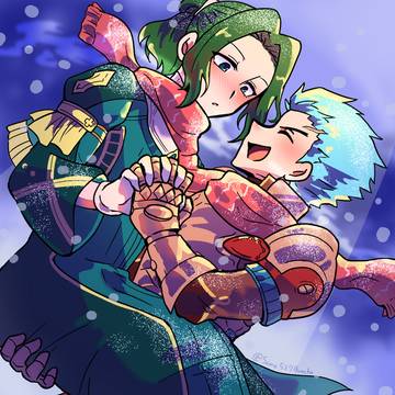雪の中でも