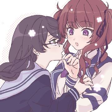 先輩後輩、ほんのり百合の香り…