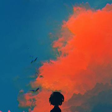 夕暮れ