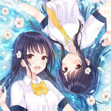 水辺の少女