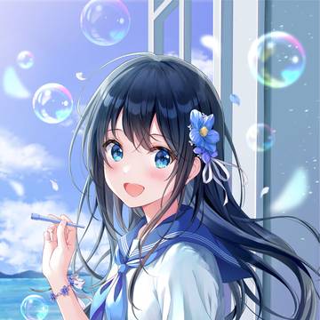 窓辺の少女