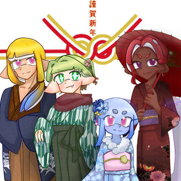 うちの子たちのお正月