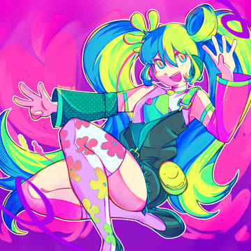 secret santa miku 🩷💚